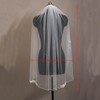 Cobirfam Womens 1 Tier Fingertip Length Veils Short Pearl and