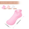 3 Pairs Silicone Socks for Dry Cracked Feet Women, Thicker