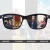 JFXQDR Polarized Sunglasses for Men and Women, XL Square Sun