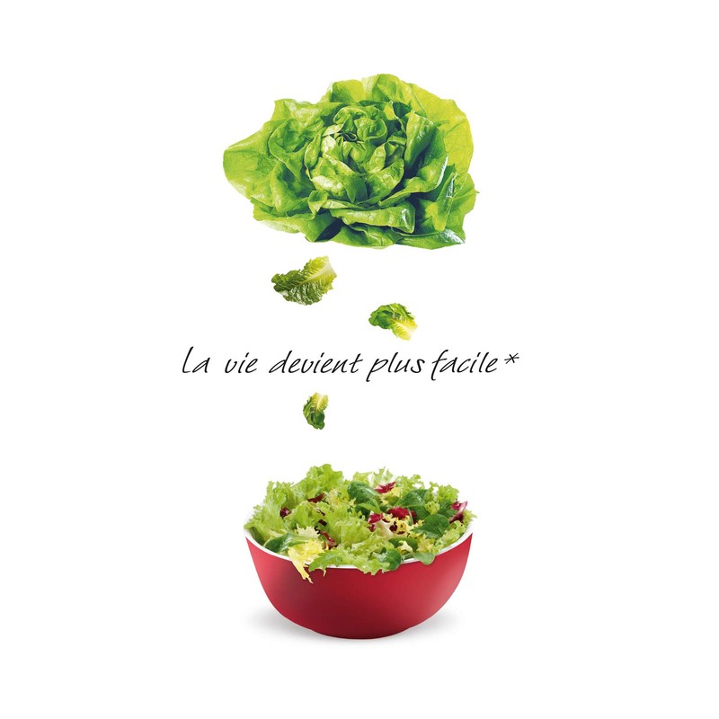 Moulinex Classic Salad Spinner 5 L (5/7 pers), Dishwasher Safe,