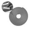 Gatuida Car Door Edge Guard Grey Rubber Seal Strip Car