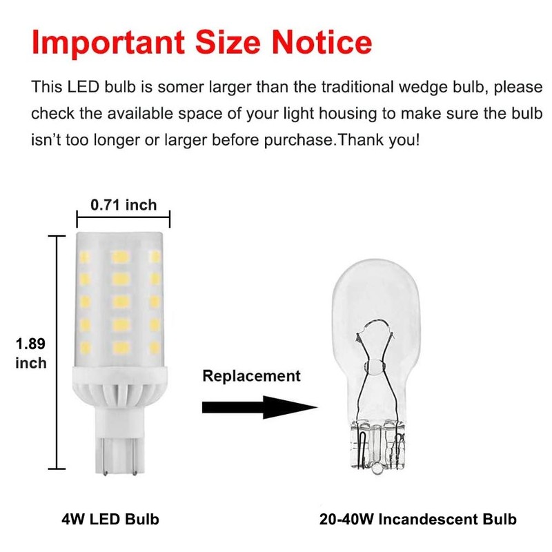 Makergroup T5 T10 Wedge Base 921 912 12V LED Light