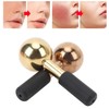 2PCS Ice Globes for Facials Unbreakable Steel Cooling Roller Cryo