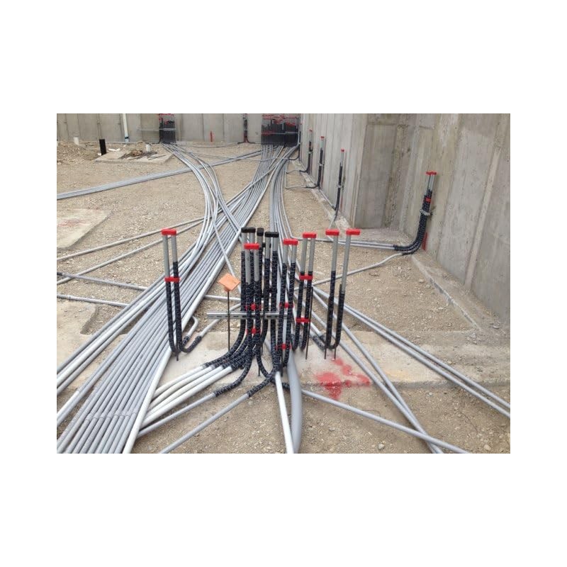 Rack-a-Tiers Slammers Rigid/PVC 3/4' Red Conduit Cap - 50 Pack