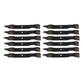 Value Pack 12-Pack. Replacement Mulching Blade 942-04126 – 21-3/16" x 2-3/4", 6-Point Star – Fits MTD 42" Riding Lawn Mowers