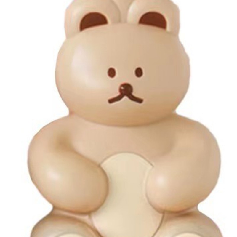 Foam Pump Bottle Cute Bear Shape Large Capacity Foaming Soap