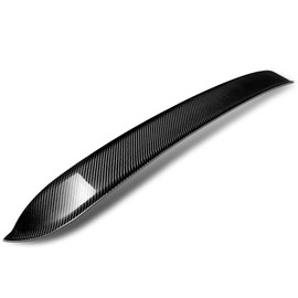 DNA MOTORING 2-RSP-6225-CF Black Carbon Fiber Rear Trunk Lid Spoiler Compatible with 2015-2021 Mercedes C-Class Sedan Models AMG