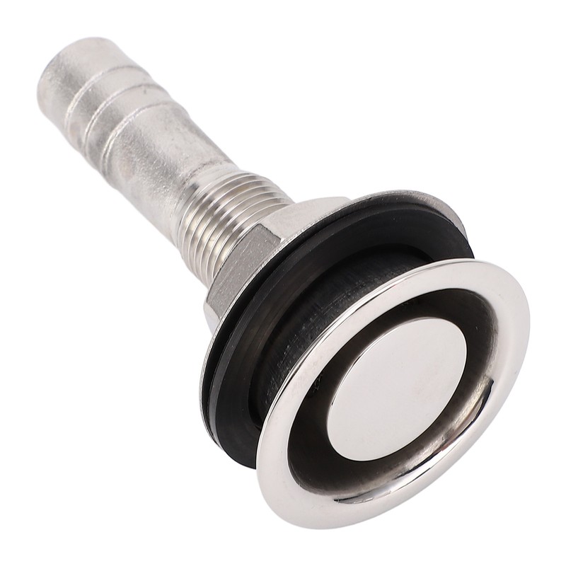 316 Stainless Steel Straight Thru Hull Valve Fitting 16mm Vent