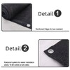 SUNLAX 3'x10' Black Balcony Privacy Screen Fence Windscreen Cover Fabric