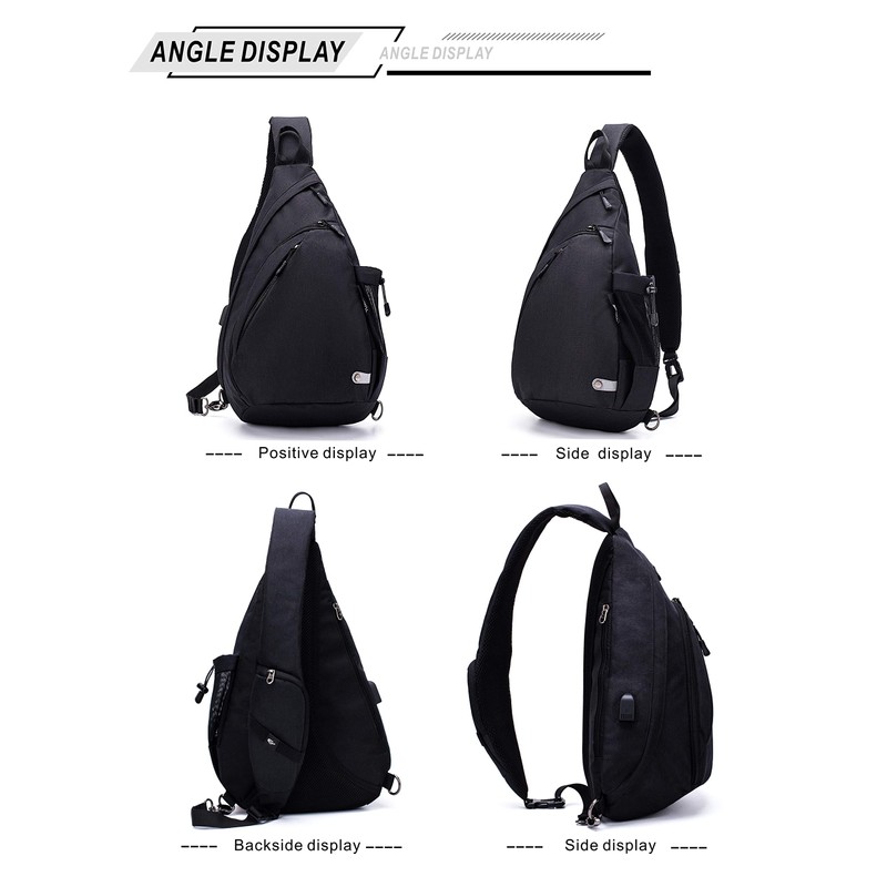 TurnWay Water-Proof Sling Backpack/Crossbody Bag/Shoulder Bag for Travel, Hiking, Cycling,