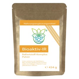 VITARAGNA Bioaktiv-IR Fibre Complex Powder with Apple Fibres, Myo-Inositol, Bioflavonoid, Acacia (Gum Arabic), Collagen, Silicon - for Intestinal Flora and Intestinal Bacteria, 434 g