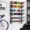 YMYNY Skateboard Wall Mount, 6 Layer Skateboard Rack Holder, Snowboard