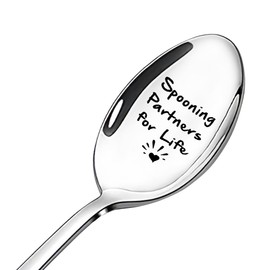 Wife Husband Anniversary Wedding Gifts for Him Her Couple Partners Spoon Gifts for Wife Husband Christmas Birthday Gifts for Fiance Fiancee Engagement Gifts for Boyfriend Girlfriend Spoon Gift
