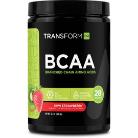TransformHQ BCAA 2:1:1 Powder - (Kiwi Strawberry) 28 Servings - Perform - Gluten Free, Non-GMO