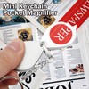 Rongon Small Pocket Magnifying Glass 10X Jewelers Loupe Magnifier Folding