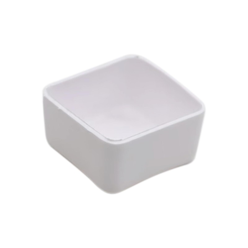 Abeicy 50 Pack 1-5/8" Strut Channel Cap, White Plastic Square