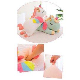 FeiWen Unicorn Stuffed Animal Plush Toy Unicorn Gifts for Girls Gift for Kids Birthday Party Home Décor(15.74in/40cm) (Pink 40cm)
