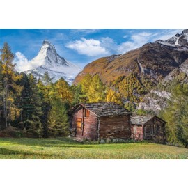 Clementoni 35523 Charming Matterhorn Puzzle 500 Pieces, High-Quality Collection, for Adults, Made in Italy, Multicoloured 35523, Multicoloured