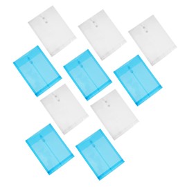 Operitacx 2 Sets 10pcs Portfolio File Folders Colored Document Envelope Organizer Color Envelope Office Supplies Highlighters White Folders Color Folders Documents Bag A4 Document Bag PVC