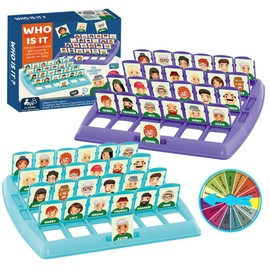 NAVESO Guess Who Game for Kids, Board Games Kids Guess Who, Travel Guess Who, Kids Board Games, Guess Who Classic Game for 2 Player, Educational Game for Kids, Guessing Board Game for Family and Party