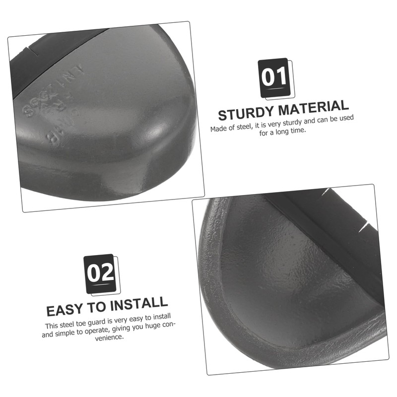 jojofuny 3 Pairs Guard Steel Toe Covers for Safety Shoes
