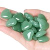 XIANNVXI 10 Pcs Green Aventurine Crystals Heart Natural Green Crystals