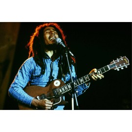 ART.COM Canvas Wall Art Prints Bob Marley on Stage at Roxy Los Angeles May 26, 1976, People Decor, 36" x 24"