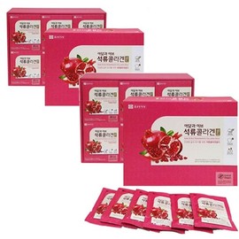 Chong Kun Dang Health Pomegranate Collagen Fish Collagen Premium Gift Set 60 packets x 2 / 종근당건강 석류콜라겐 피쉬콜라겐 고급선물세트 60포x2개