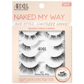 Ardell Naked My Way - 421 False Eyelashes, 4 Pairs, 1-pack