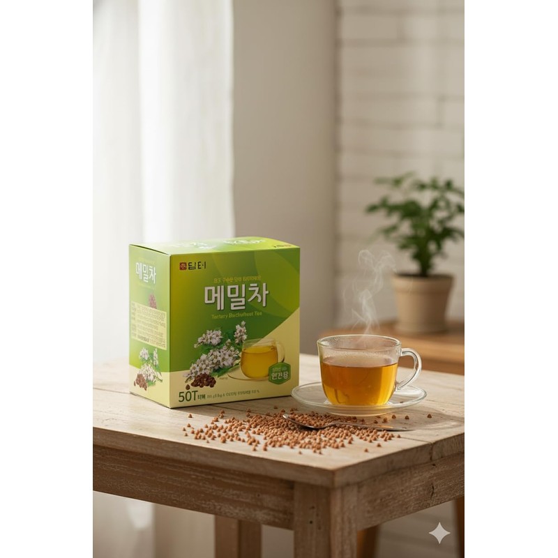 Damtuh Tartary Buckwheat Tea – Nutty & Refreshing Herbal Tea,