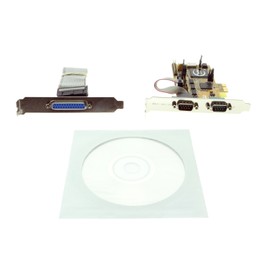 Cablemax 4 Port Serial RS-232 and 1 LPT Port I/O PCI-Express 1x Card