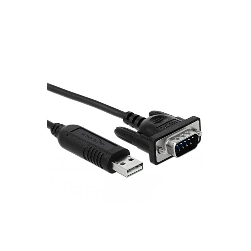 DELOCK Adapter USB 2.0 Type A 1 x Serial RS-232