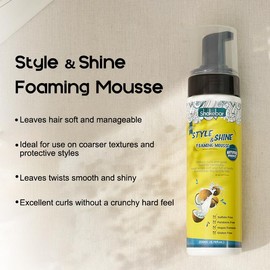 SHAKEBAR SHAKEBAR Hair Nourishing Oil, Hair Mousse, Edge Control Gel, Nourishes Hair and Scalp, Leaves Hair Shine and Long-lasting Style (EXTRA FIRM HOLD)