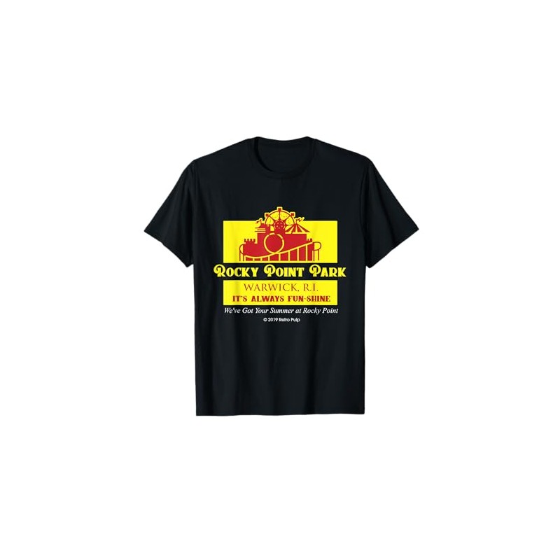 Rocky Point Amusement Park Vintage Warwick, RI Tee T-Shirt T-Shirt