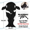 Snug Rug Killer Whale Tail Black & White Super Soft