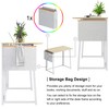 4NM 31.5" Small Desk with Storage Bag, Simple Assembly Folding