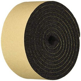 Nitto Eptocila Foam Seal Material No. 686 0.2 x 2.0 x 6.6 ft (5 mm x 50 mm x 2 m) Black