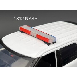 LED Ready Lightbar 1/18 LED Ready Whelen Edge New York State Police Lightbar Sheriff Car Patrol