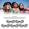 5 Pcs Solar Eclipse Glasses Safe Shades for Direct Sun