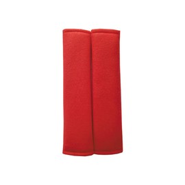 Namvo 2 x Car Seat Belt Pads Red Car Seat Belt Pad Seat Belt Protector Comfort Car Harness Pads Luggage Shoulder Pads for Adults