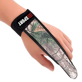 Millya Professional Anti-Slip Fishing Gloves Elastic Band Single Finger Stall Protector (Camouflage)
