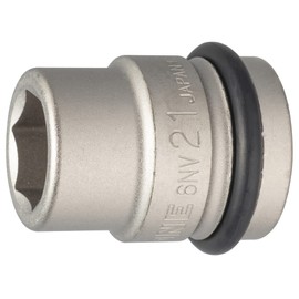 TONE Impact Socket 6NV-21 Insertion Angle 0.7 inch (19.0 mm) (3/4 inch), Double Side Width 0.8 inch (21 mm)