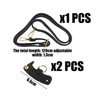 1 Leather Shoulder Strap, 2 Punch-Free Leather Buckles, Bag Shoulder