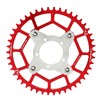 2pcs 104BCD Chainring Adapter Tooth Plate Aluminum Alloy 46T Mid