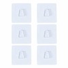Sotfamily Trapezoidal Adhesive Pads Corner Shower Caddy, 6PCS