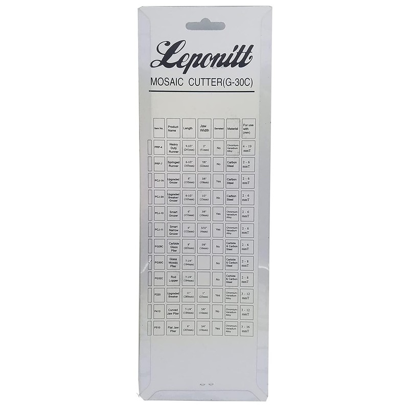 LEPONITT Wheeled Mosaic Glass and Tile NIPPERS