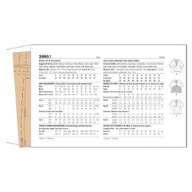 SIMPLICITY Sewing Pattern SS9951K5 Misses' Top in Two Lengths K5 (8-10-12-14-16)