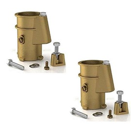 Perma-cast Pool Ladder and Handrail Bronze 4" Anchor Socket 2 Pack PS-4019-BC /#B4G341TG 32W4-15RTH806072