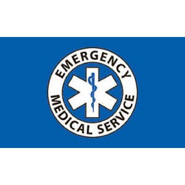 Ems 3X5 Feet Flag Emergency Medical Service Flag