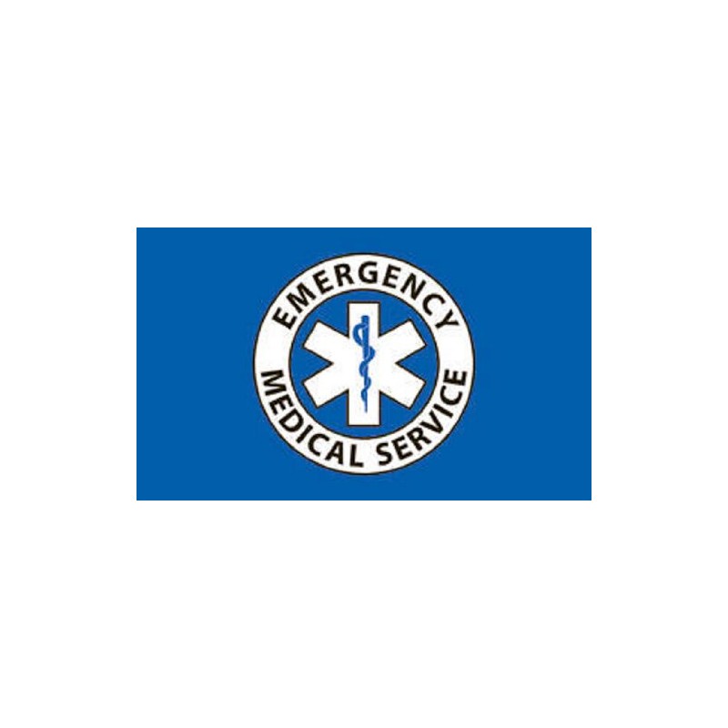 Ems 3X5 Feet Flag Emergency Medical Service Flag
